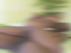Ebony mom with giant big naturals in amateur hardcore with cum on tits