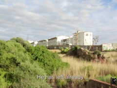 Rubia, Mamada, Botas, Tetona, Atragantadas, Tacones, Al aire libre, Ruso