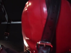 Fucks Her Sex Slave In A Fully Suspended Bdsm Sex Swing