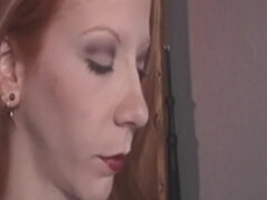 緊縛, ブロンド, ボンデージ, フェティッシュ, レズビアン, 三人, ヴィンテージ, 濡れ