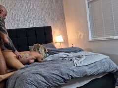 Real couple's intimate first fuck of 2024: private pussy licking, doggystyle orgasm!