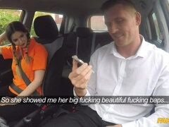 Busty Young Learner Needs A Pass