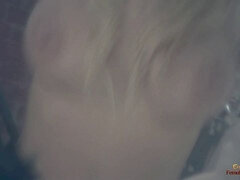 Blondine, Dildo, Erotisch, Frau, Hd, Absätze, Masturbation, Rasiert