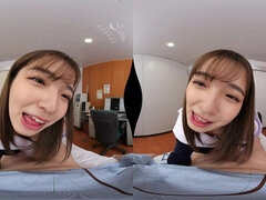 Experience the ultimate POV sexual experience with the stunning Japanese nurse in De VR C (4K) 60fps - Pov