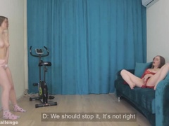 Blond, Dochter, Seksspeelgoed, Lesbisch, Moeder die ik wil neuken, Moeder, Bekijker, Nat