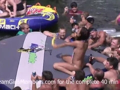 Despelote, Fiesta, Público, Adolescente, Mojado