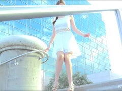アナル, ダブル開発, 女, フィストファック, Hd, 一人, スカートのぞき, のぞき