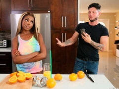 Черные, Минет, Член, Собачьи, Черненькие, Волосатые, Межрасовый секс, На кухне