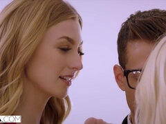VIXEN two Blondies have Insane Passionate Sex with Giant Knob - Alberto blanco