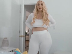 Tussi, Grosse titten, Blondine, Blasen, Nahaufnahme, Milf, Pov, Titten