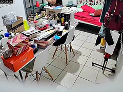 Enthousiasteling, Aziatisch, Bruinharig, Mexicaans, Moeder die ik wil neuken, Kantoor, Bekijker, Vrouw