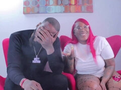 Enthousiasteling, Kont, Zwart, Stel, Sperma shot, Dik, Vrouw, Zusters