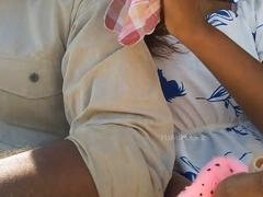 Enthousiasteling, Aziatisch, Eerste keer, Huisgemaakt, Indisch, Buiten, Kut duiken, Tiener