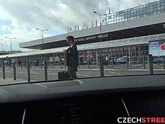 Blowjob, Glasses, Hd, Money, Pov, Public, Stewardess