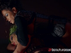 Cosplay Fantasy Threesome Sex No Mercy For Mankind Scene 4 starring kinky tattooed Monique Alexander