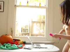 Amateur, Consolador, Hembra, Coño, Afeitado, Sexo soft, Juguetes, Camara web