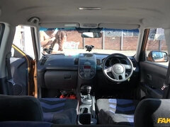 美女, デカパイ, ビッチ, 黒人, 巨乳な, 車, 異人種間, ポルノスター