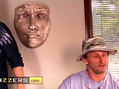 Grosser schwanz, Blasen, Kehlenfick, Hd, Lecken, Natürlichen titten, Muschi, Titten