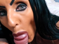 Grosse titten, Schwarz, Blasen, Spermaladung, Hundestellung, Hd, Milf, Pov