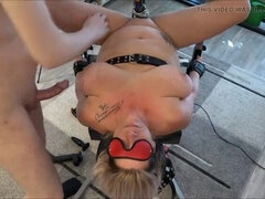 Bondage domination sadisme masochisme, Sucer une bite, Bondage, Brunette brune, Gorge profonde, Gode, Femme dominatrice, Allemand