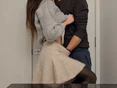Authentic intercourse with slender babe leads to intense climax