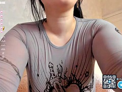 Asiatisch, Grosse titten, Schwarz, Dildo, Masturbation, Pov, Titten, Netzkamera