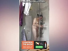 Grampa in shower