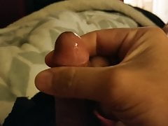 Precum to cumshot handjob