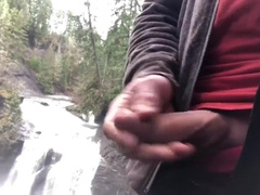 Nearly Caught By Hikers After Jizzing In Front Of Trent Falls Vancouver Island