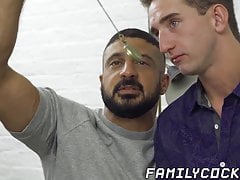 Stepfather fucks his stepson in taboo hypnotization porn