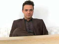 Watch as three horny guys take turns on a wicked threesome with a hot, wicked chick