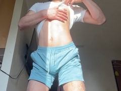 Youngest boy, sans a condom, younger boy