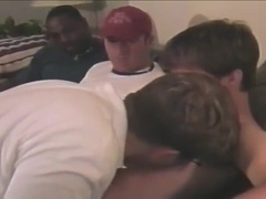Amateur Gay Interracial Action Gets Hot
