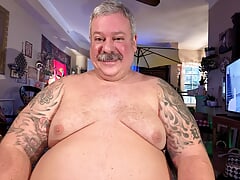 Beach Bear Coach Bear Has Key West Orgasm Because Its 3 O'clock Cum Time in Key West