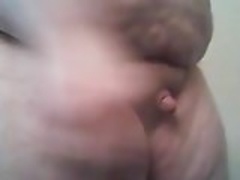 Standing up jerking off