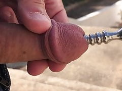 Having fun in the street