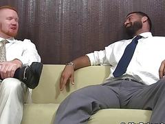 Studs with a foot fetish lick soles and suck toes