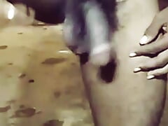 Masturbating his native and