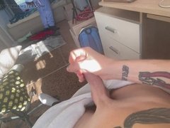 #186 Jacking off on my homies while they are nailing