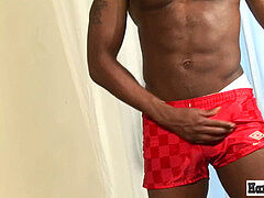 torn masturbating dude tugging off