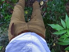 Pissing my pants outdoors