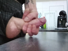 Cum Shot in my kitchen