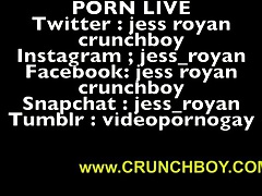 DAMIEN CROSSE fuck bareback creampie JESS ROYAN