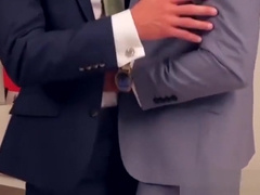 Handsome Latino boss fucks his handsome classy coworker