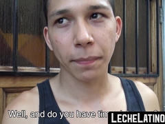 LecheLatinos.com - Young straight Latino picked up and raw fucked in a hot session