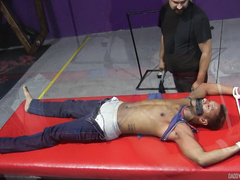 Submissive big black cock Gay RT Tormented By Dominant Kaden Roads