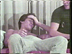 Gay retro, gay college dorm, retro