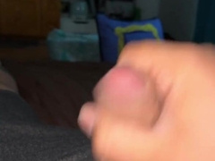 Chub jerkoff and spunk sesh from different angles