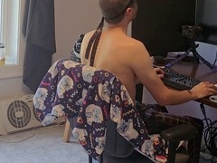 GoPro captures incredible close-up of Edgaredging's hard cock with precum drips during edging