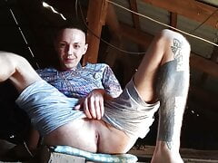 Masturbation on the roof - Roman Gisych